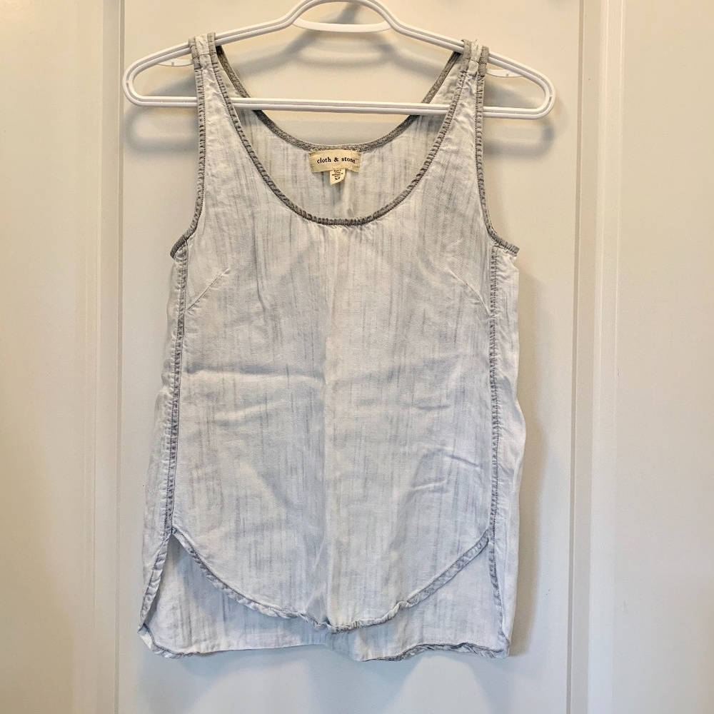 Chambray Tank top from Anthropologie